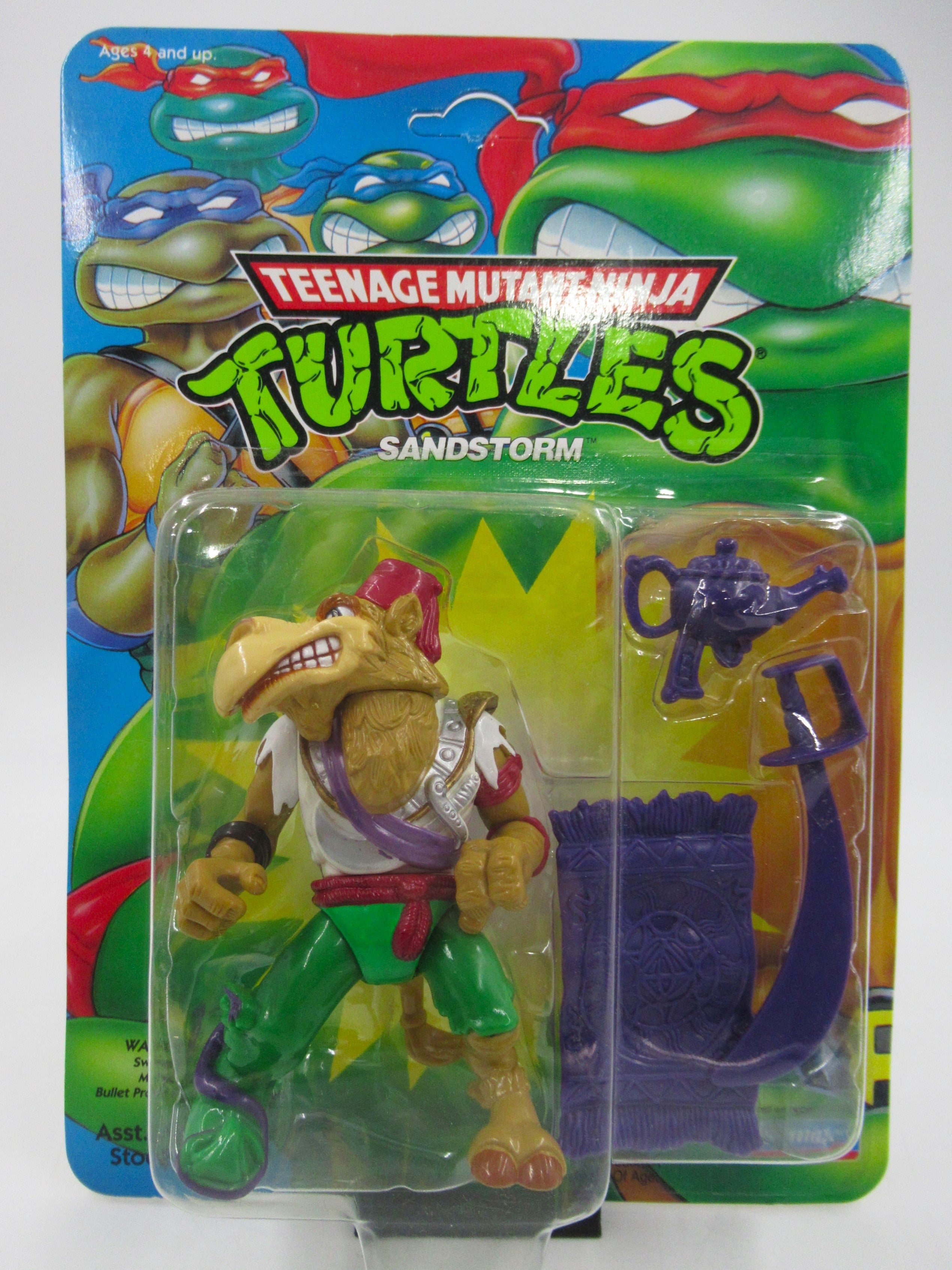 Teenage Mutant Ninja Turtles Sandstorm 4.5" Figure TMNTs - Playmates (1992)